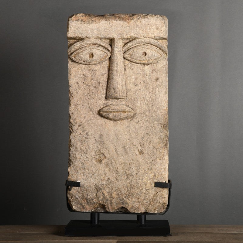 LARGE ICONIC STELE WITH EYEBROWS