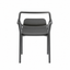 MIA OUTDOOR CHAIR COASTAL GREY| 80 x 53 x 63 CM.