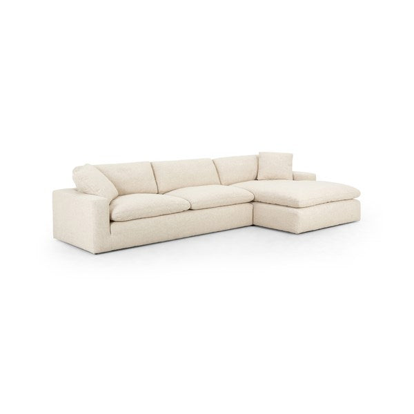 PLUME 2-PIECE SECTIONAL RIGHT CHAISE | 270 x 178 x 85 CM.