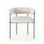 CARRIE DINING CHAIR-LIGHT CAMEL | 59.69 x 58.42 x 69.85 CM.