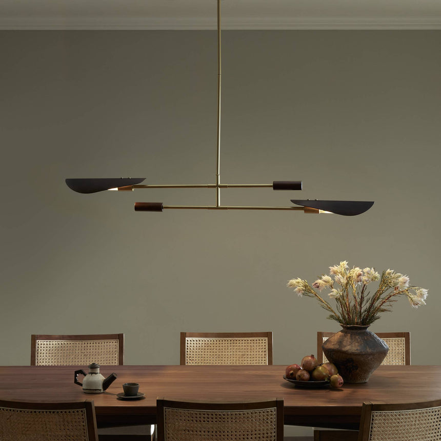 ASTRID DOUBLE PENDANT | 143.5 x 13 x 18 CM.