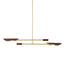 ASTRID DOUBLE PENDANT | 143.5 x 13 x 18 CM.