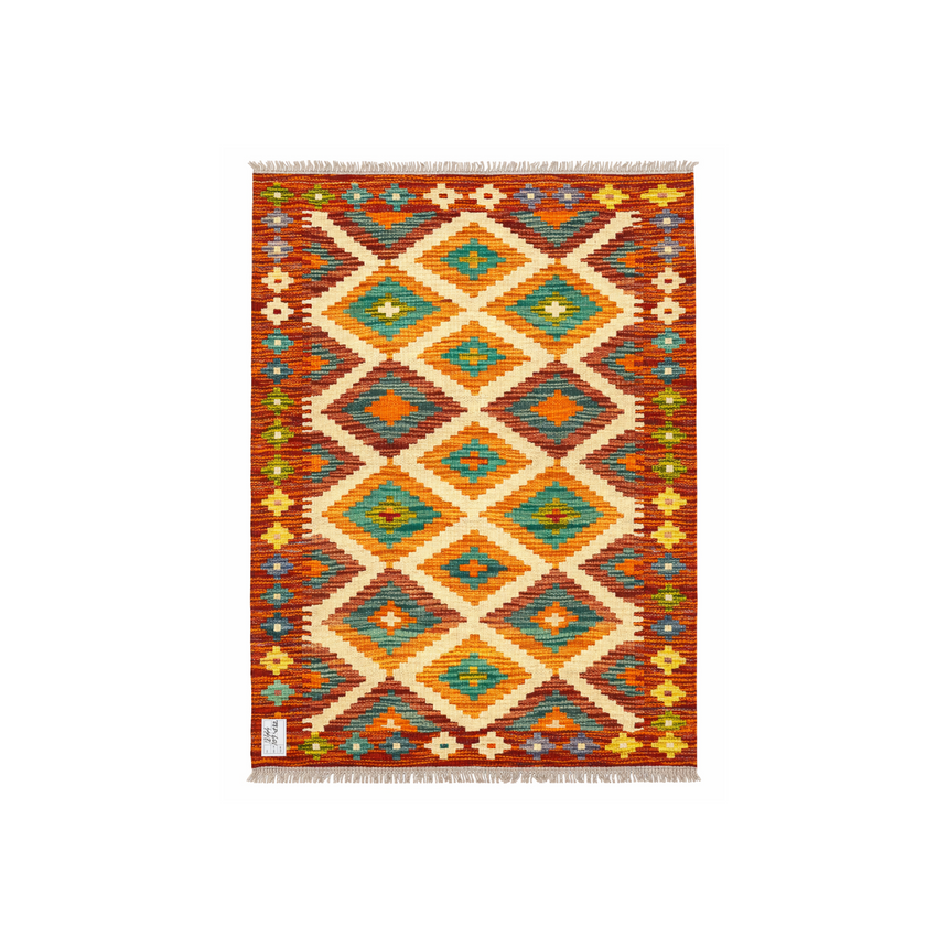FLATWEAVE VEGY KILIM RUG | 1.09 × 0.82 M