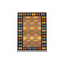 VEGY FLAT WEAVE KILIM RUG | HANDWOVEN GEOMETRIC RUG | 1.28×0.84 M