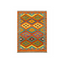 COLORFUL VEGY KILIM RUG | HANDWOVEN FLAT WEAVE RUG | 1.25×0.79 M