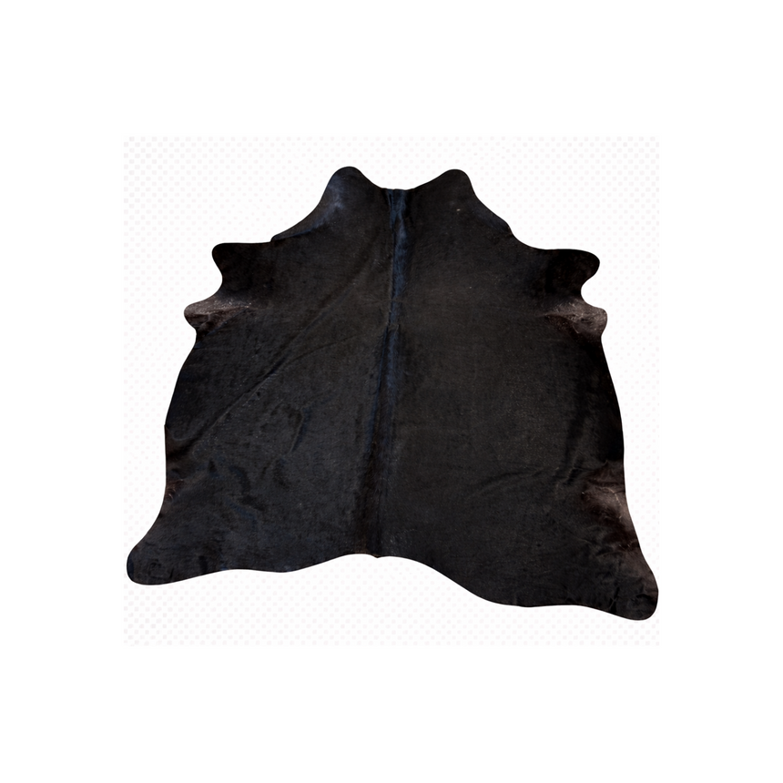 COWHIDE SOLID BLACK