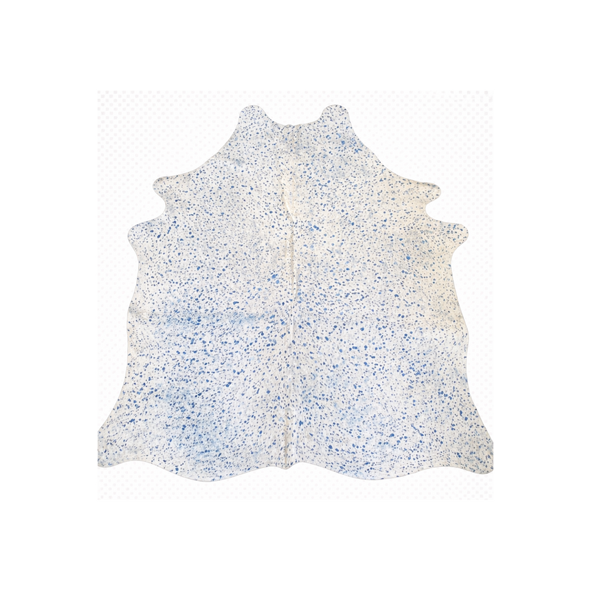 COWHIDE BLUE SPECKLED
