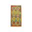 FLAT WEAVE VEGY KILIM RUG | HANDWOVEN WOOL RUG | 1.90×0.83 M