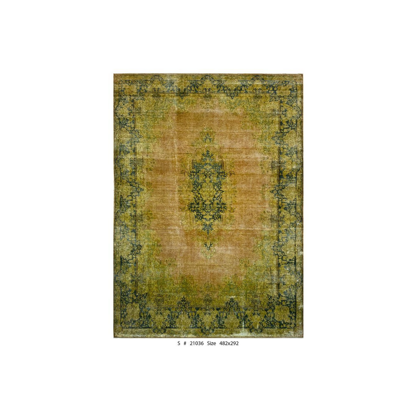 OVERDYED VINTAGE RUG | 4.82 x 2.92 M