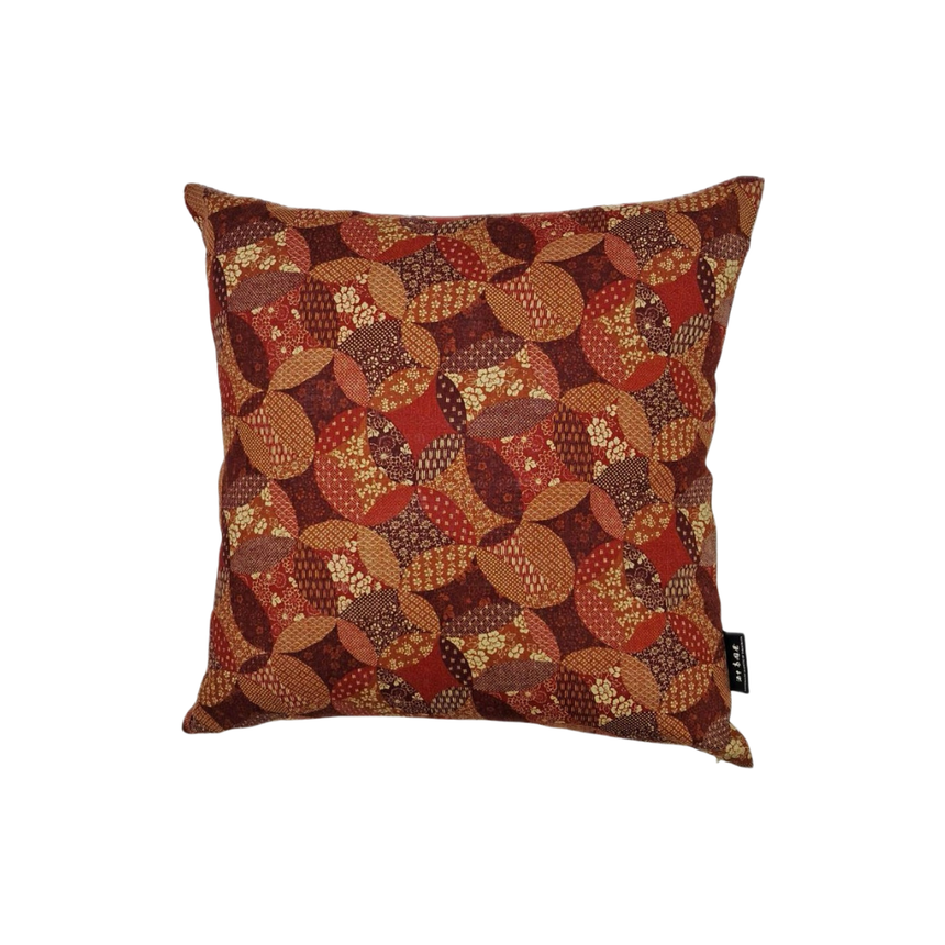 KYOTO CUSHION COVER BORO FABRIC RED | 50 x 50 CM.