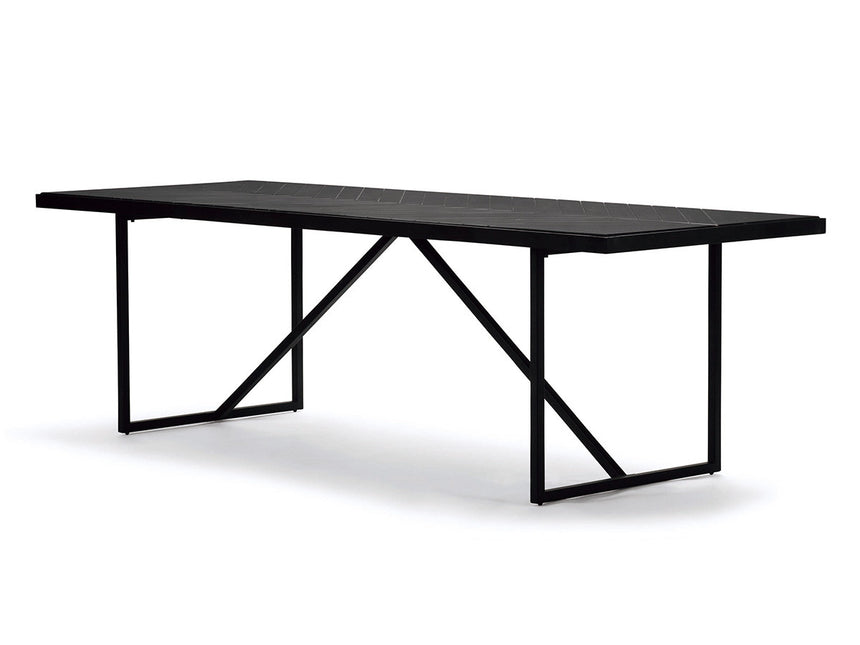 ARROW MARBLE DINING TABLE | 249 x 91 x 76 CM.