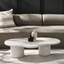 MIAMI COFFEE TABLE-SALT MORTEX FINISH | 140 x 70 x 35 CM.