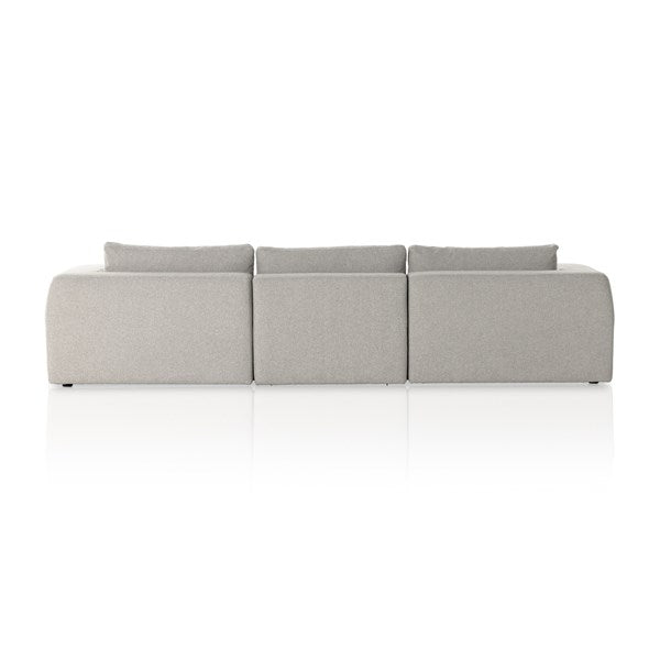 BRYLEE 3-PIECE SECTIONAL TORRANCE SILVER | 267 x 122 x 83 CM.