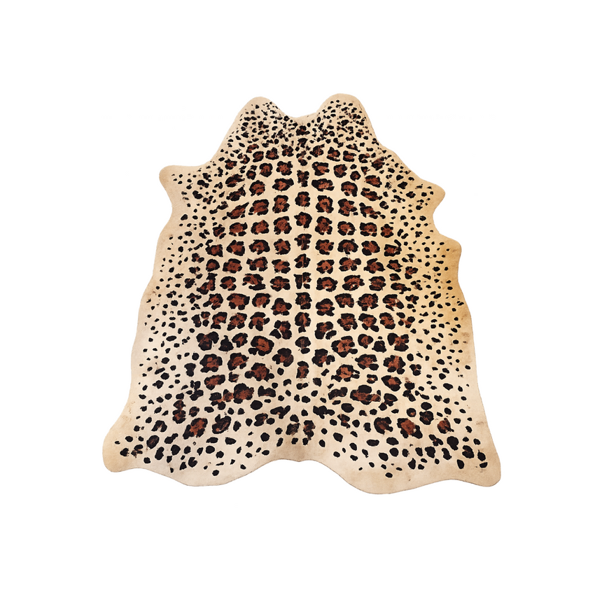 COWHIDE LEOPARD PRINTED