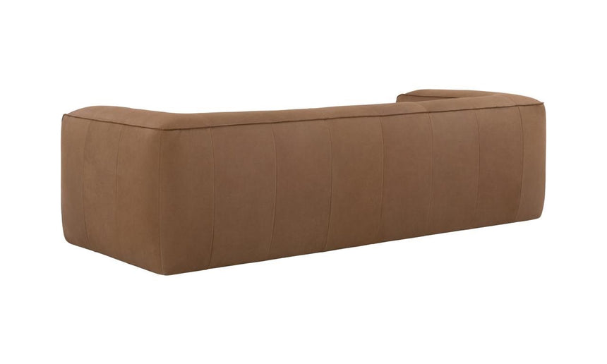 RAW DIVA SOFA IN UTAH TABACCO | 250 x 102 x 70 CM.