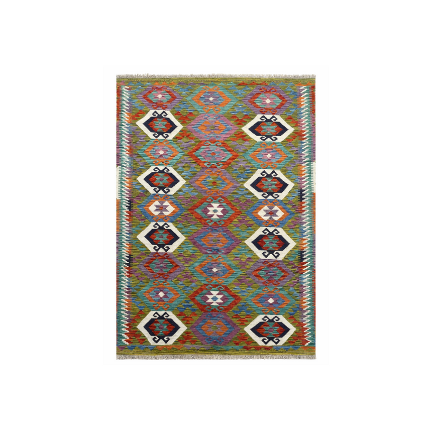 HANDMADE TRIBAL VEGY KILIM | 2.03×1.50 M
