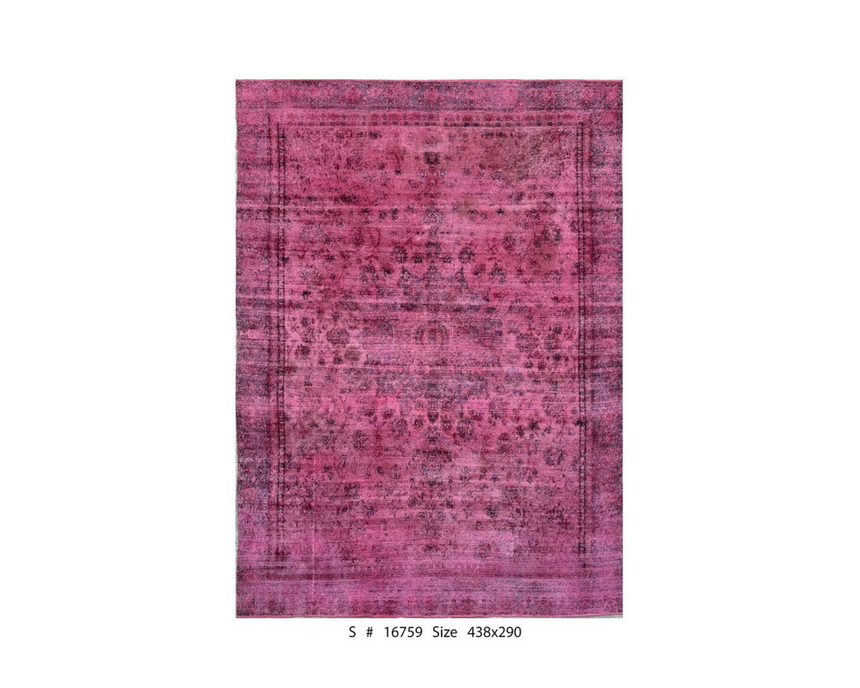 OVERDYED VINTAGE RUG | 4.38 × 2.90 m