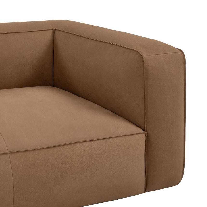 RAW DIVA SOFA IN UTAH TABACCO | 250 x 102 x 70 CM.