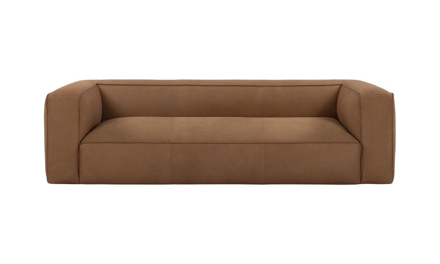 RAW DIVA SOFA IN UTAH TABACCO | 250 x 102 x 70 CM.