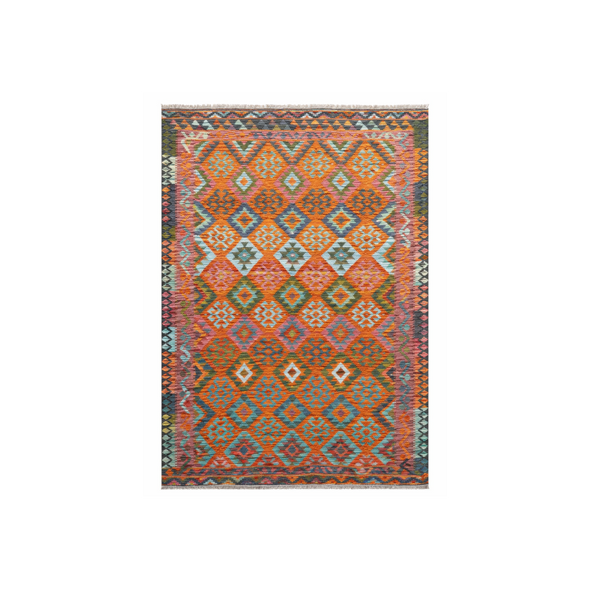 SQUARE FLAT WEAVE KILIM RUG | 2.01×2.01 M