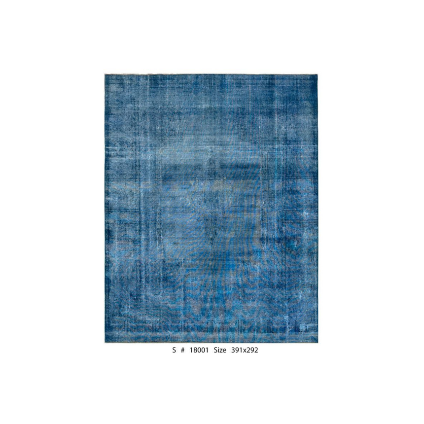 OVERDYED VINTAGE RUG | 3.91 × 2.92 m