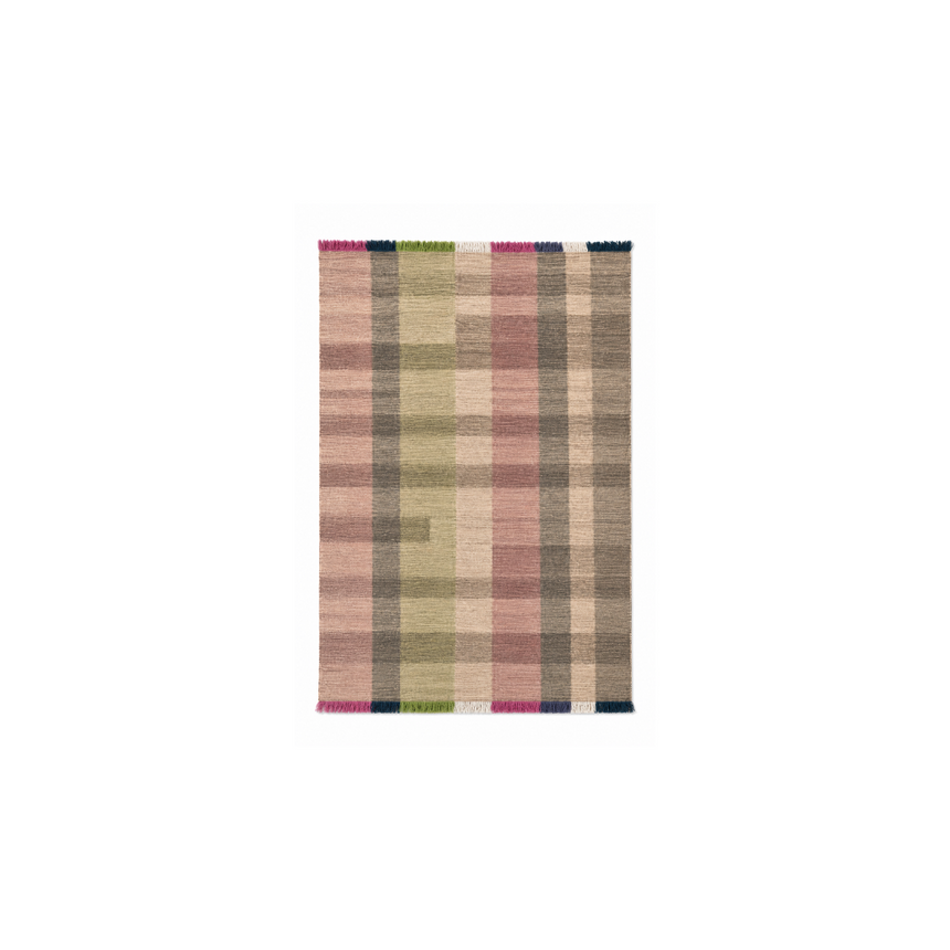 RUG ARCOBALENO - HANDWOVEN AFGHAN CONTEMPORARY KILIM | 3.78 x 3.00 M.