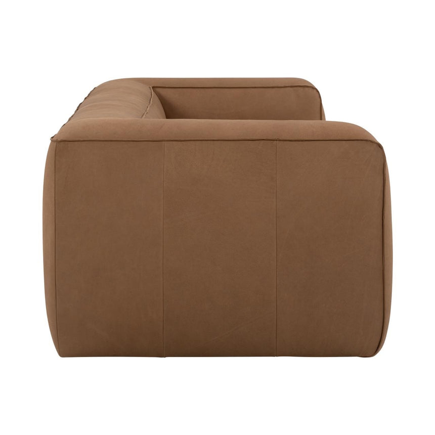 RAW DIVA SOFA IN UTAH TABACCO | 250 x 102 x 70 CM.