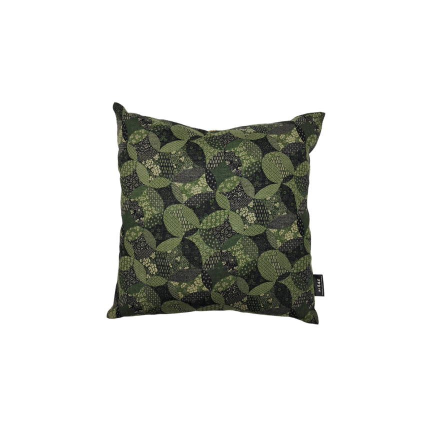 KYOTO CUSHION COVER BORO FABRIC GREEN | 50 x 50 CM.