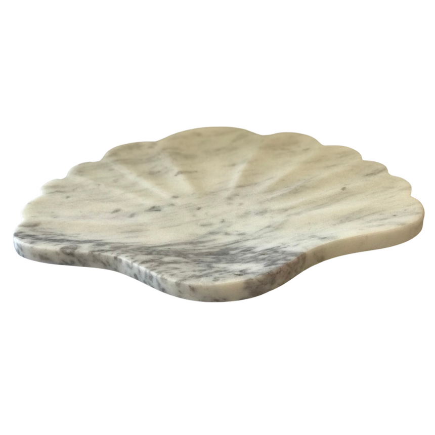 FINELY  CRAFTED MARBLE DECORATIVE PLATE | 12"x 9.5"x 1.25"