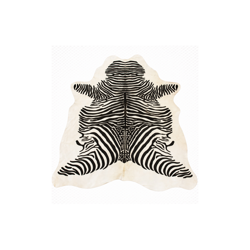 COWHIDE ZEBRA SPINE