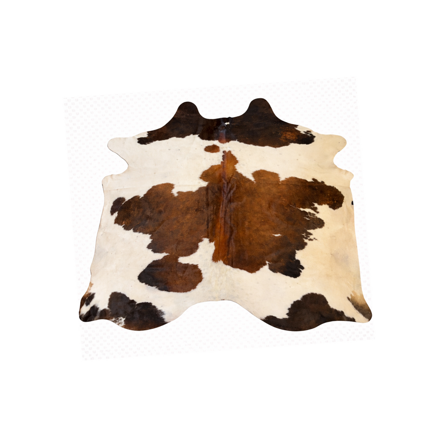 COWHIDE BROWN & WHITE
