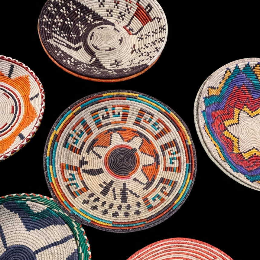 HANDWOVEN TRIBAL BASKETS