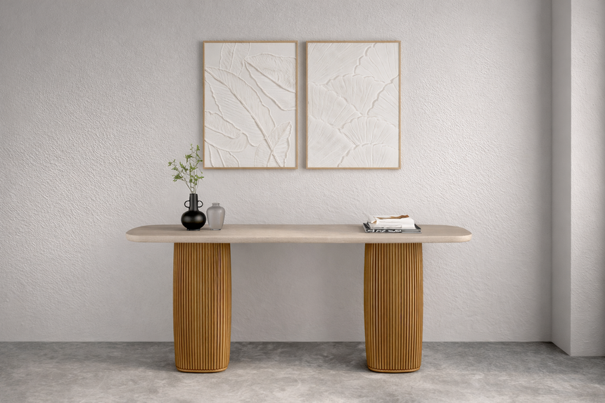 CURVE CONSOLE TABLE | 180 x 45 x 80 CM.