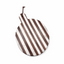 DECOR CHEESE BOARD - MARBLE & WOOD STRIPE | 15" x 12" x 0.6"
