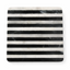 DECOR SQUARE TRIVET - WHITE & BLACK MARBLE | 8" x 8" x 0.6"