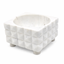 BLOCK RELIEF MARBLE BOWL | 5.5" × 5.5" × 3"