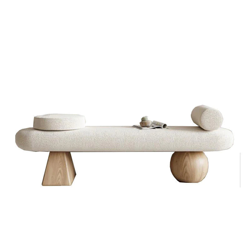 TIAMO BOUCLE END OF BED BENCH SEAT | 150 x 34 x 45 CM.