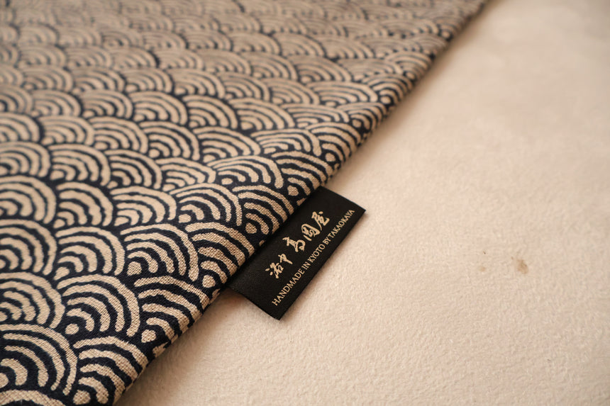 KYOTO CUSHION COVER AIZOME - FU SEIKAI  | 50 x 50 CM.