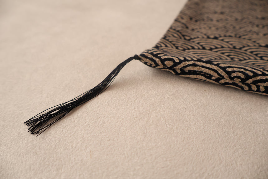 KYOTO CUSHION COVER AIZOME - FU SEIKAI  | 50 x 50 CM.