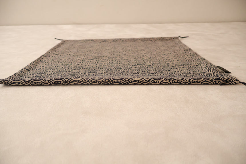 KYOTO CUSHION COVER AIZOME - FU SEIKAI  | 50 x 50 CM.