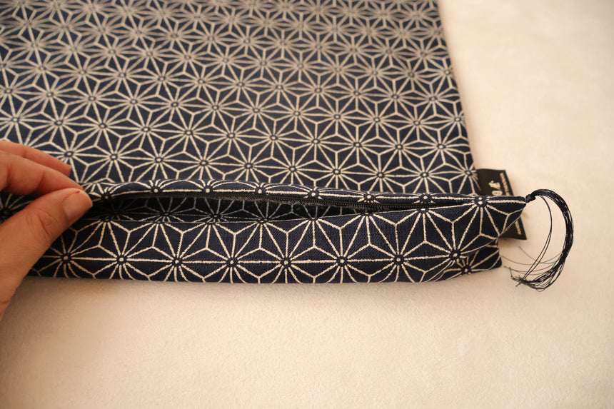 KYOTO CUSHION COVER AIZOME - FU ASANOHA | 50 x 50 CM.