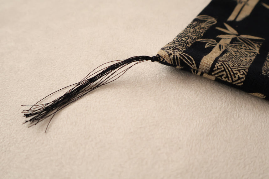 KYOTO CUSHION COVER AIZOME - FU TAKE BAMBOO  | 50 x 50 CM.