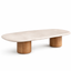 MIAMI COFFEE TABLE WOODEN LEGS | 140 x 70 x 35