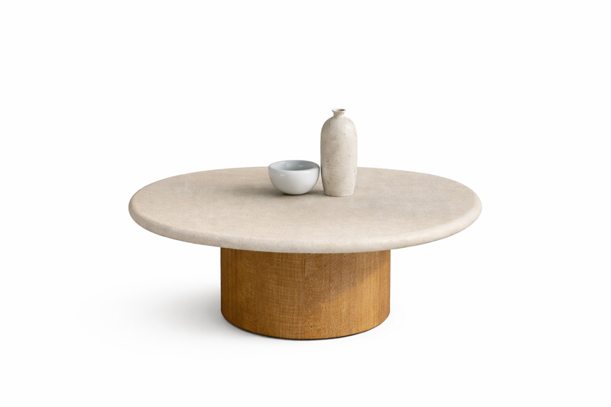 MIAMI ROUND COFFEE TABLE | 80 x 90 x 40 CM.