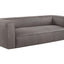 RAW DIVA SOFA IN UTAH SMOKE | 250 x 102 x 70 CM.