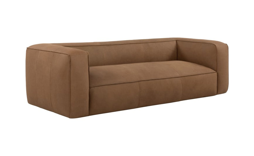RAW DIVA SOFA IN UTAH TABACCO | 250 x 102 x 70 CM.