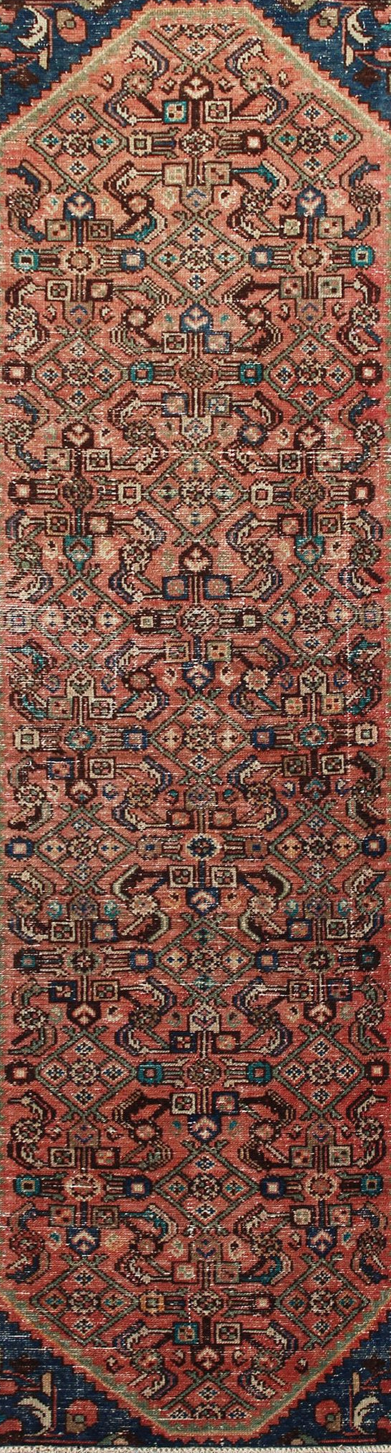 VINTAGE SHIRAZI RUG | 2.59 x 0.62 M.