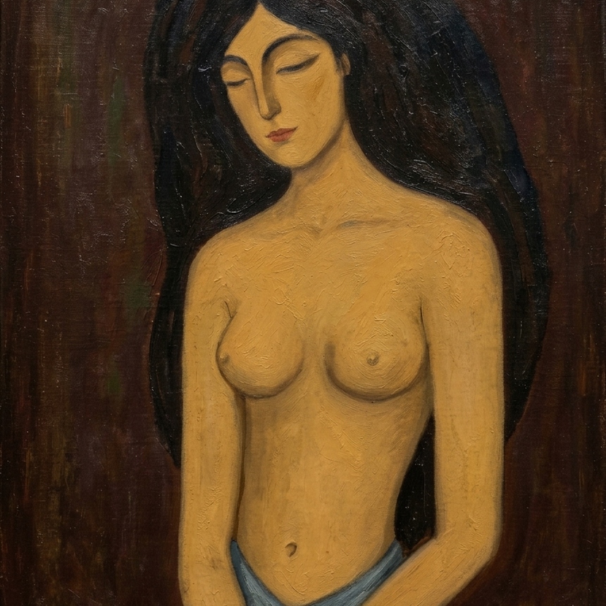 VEIL OF SILENCE | 142.24 x 106.68 CM.