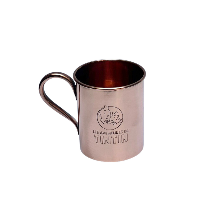 SOLID COPPER MULE MUGS WITH ENGRAVING "TIN TIN"  | 8.5 x 8.75 cm.