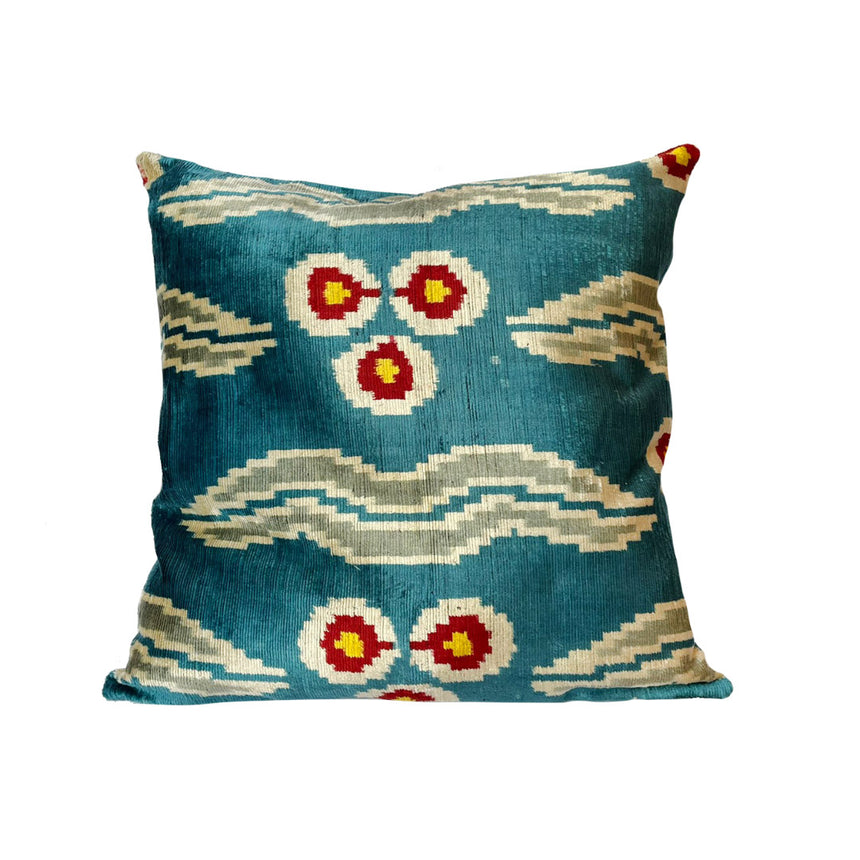 CUSHION COVER WITH LINEN BACKING